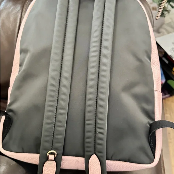 ✓SALE “Coach” Court in Pink Leather Backpack display picture 2